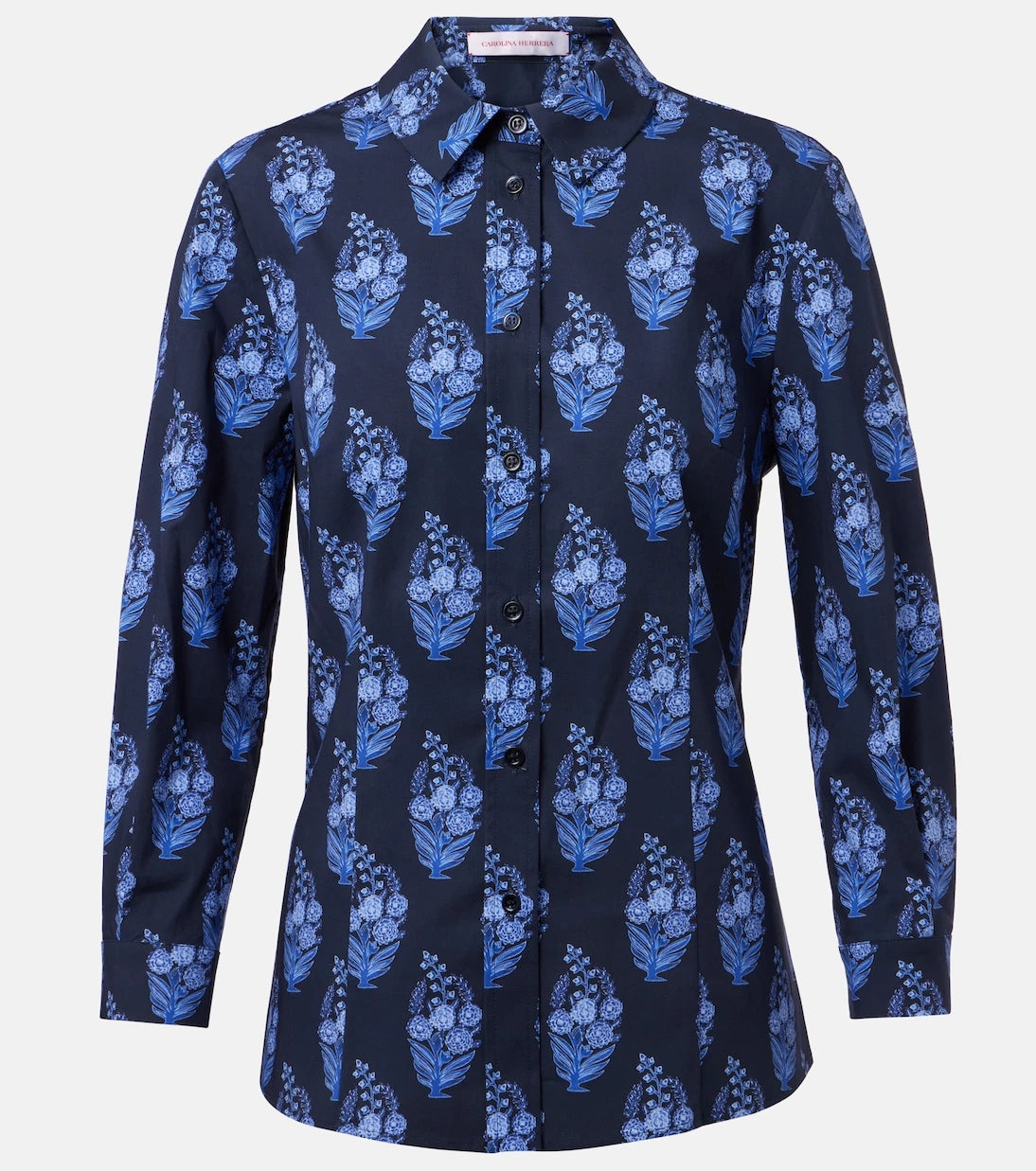 Carolina Herrera - Icon floral cotton-blend shirt