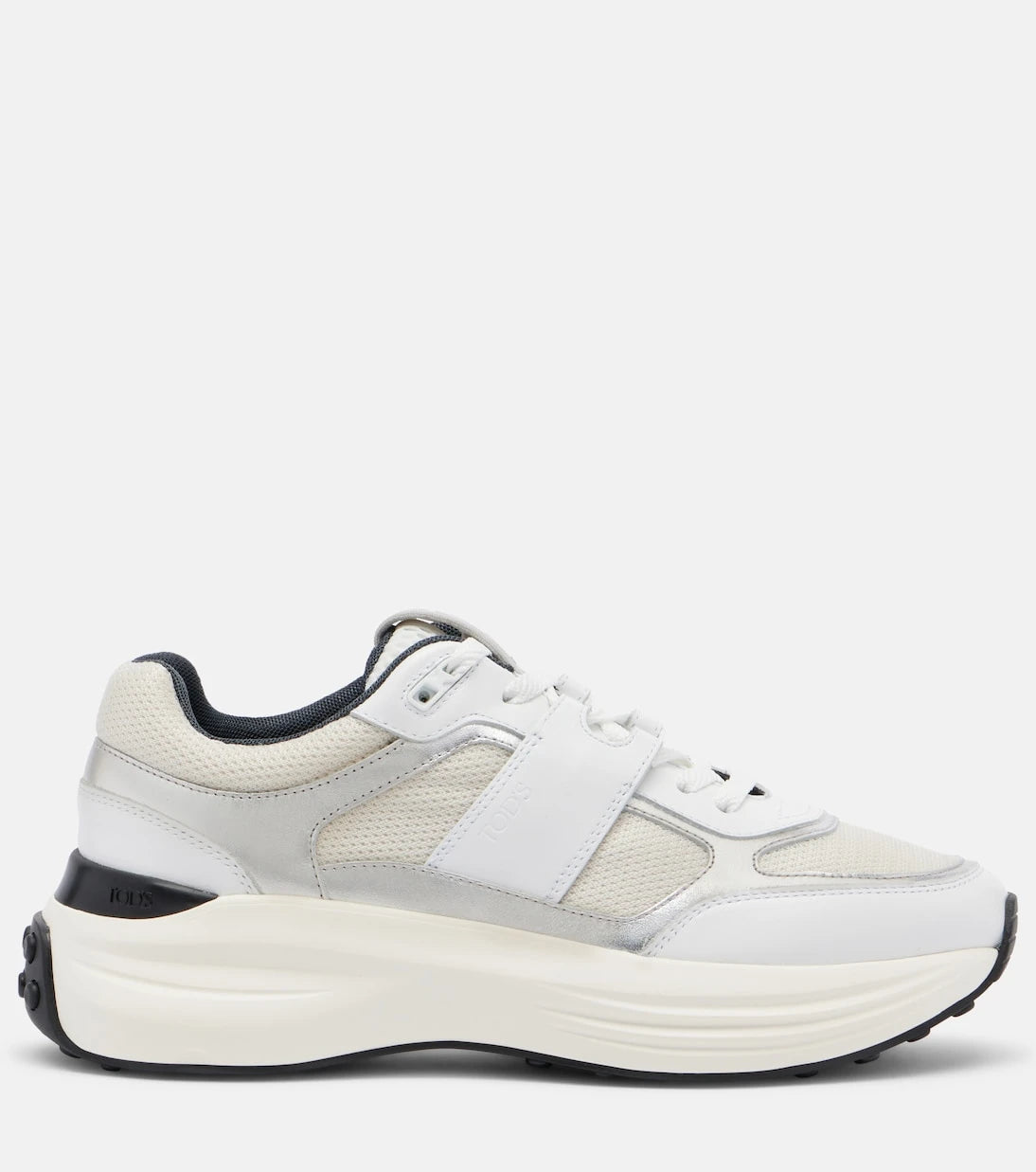 Tod's - Leather-trimmed sneakers