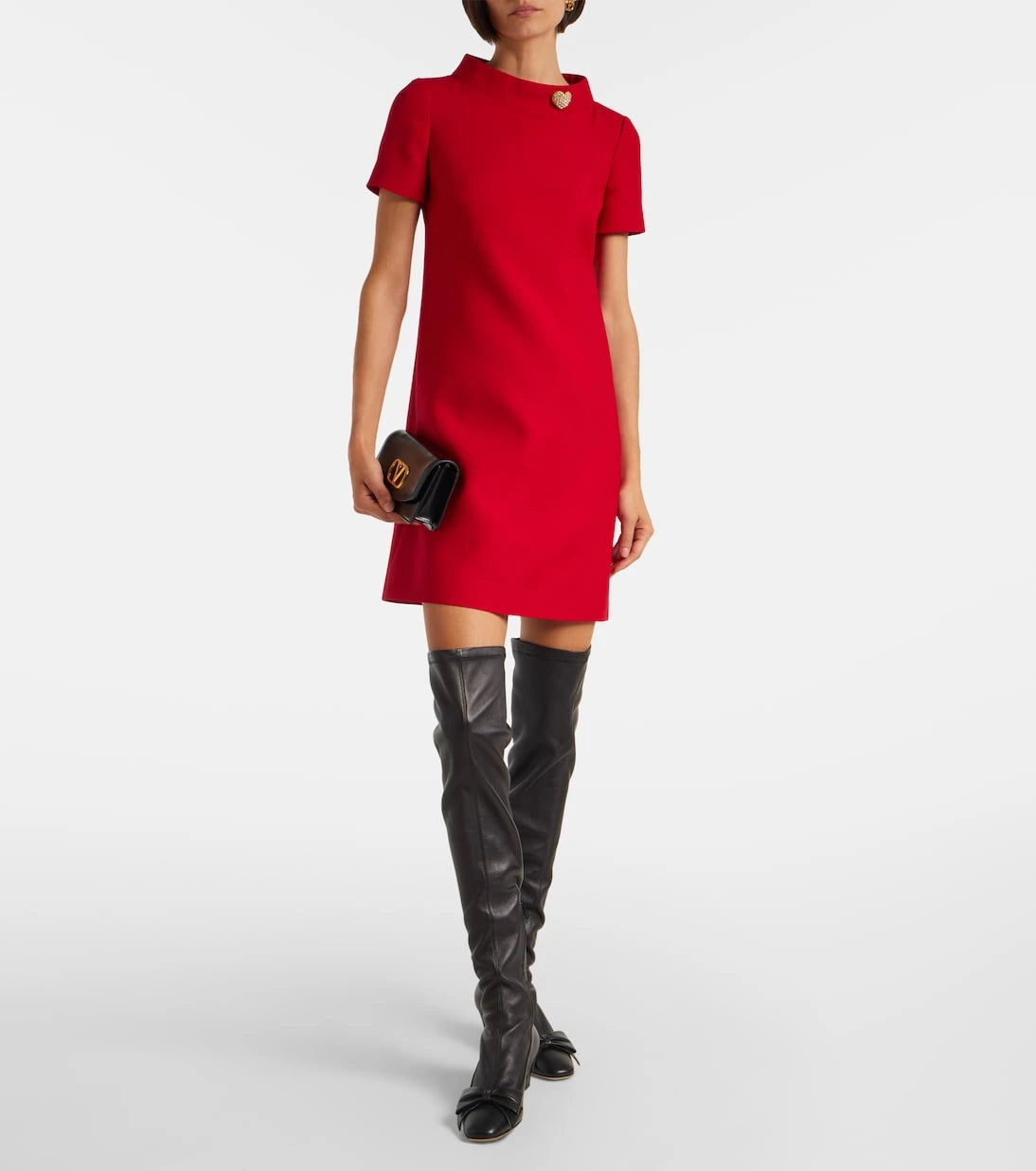 Valentino Garavani - Bowow 45 leather over-the-knee boots