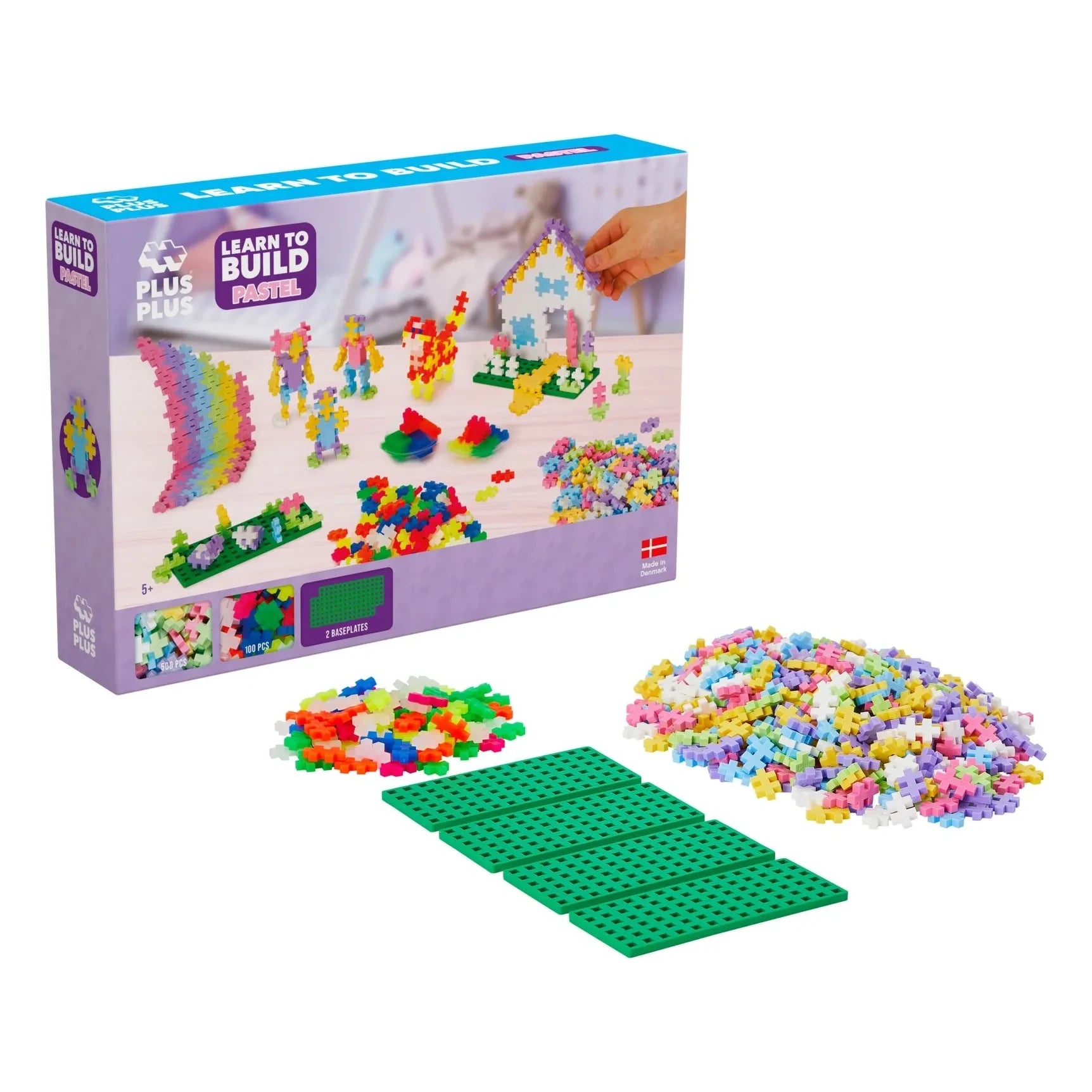 Plus-Plus - Pastel and Neon Discovery Set - 600 pieces