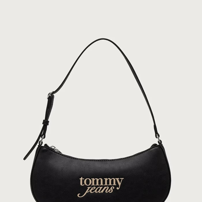 Tommy Jeans kadın suni deri kruvasan çanta