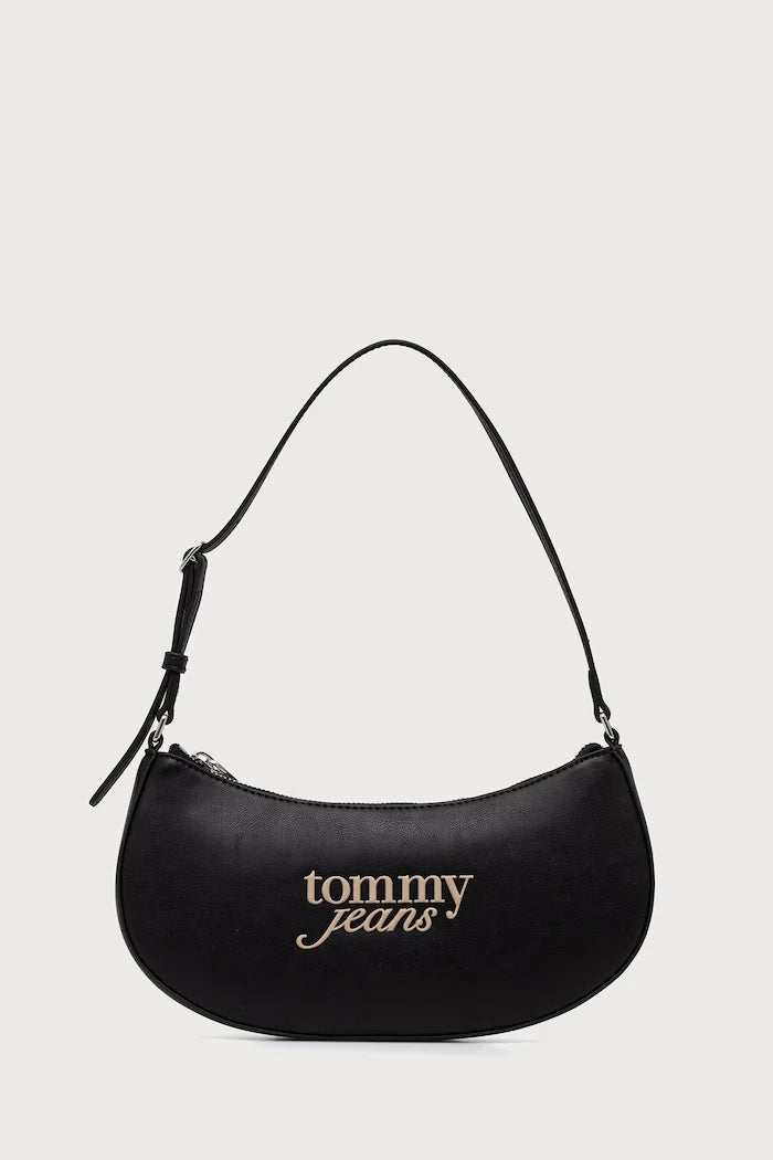 Tommy Jeans kadın suni deri kruvasan çanta