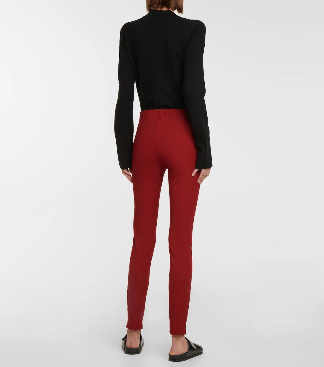 Joseph - High-rise gabardine leggings