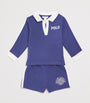 Ralph Lauren Kids Cotton Varsity Polo Shirt and Shorts Set (3-12 Months)
