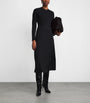 Joseph Black Jersey Midi Dress