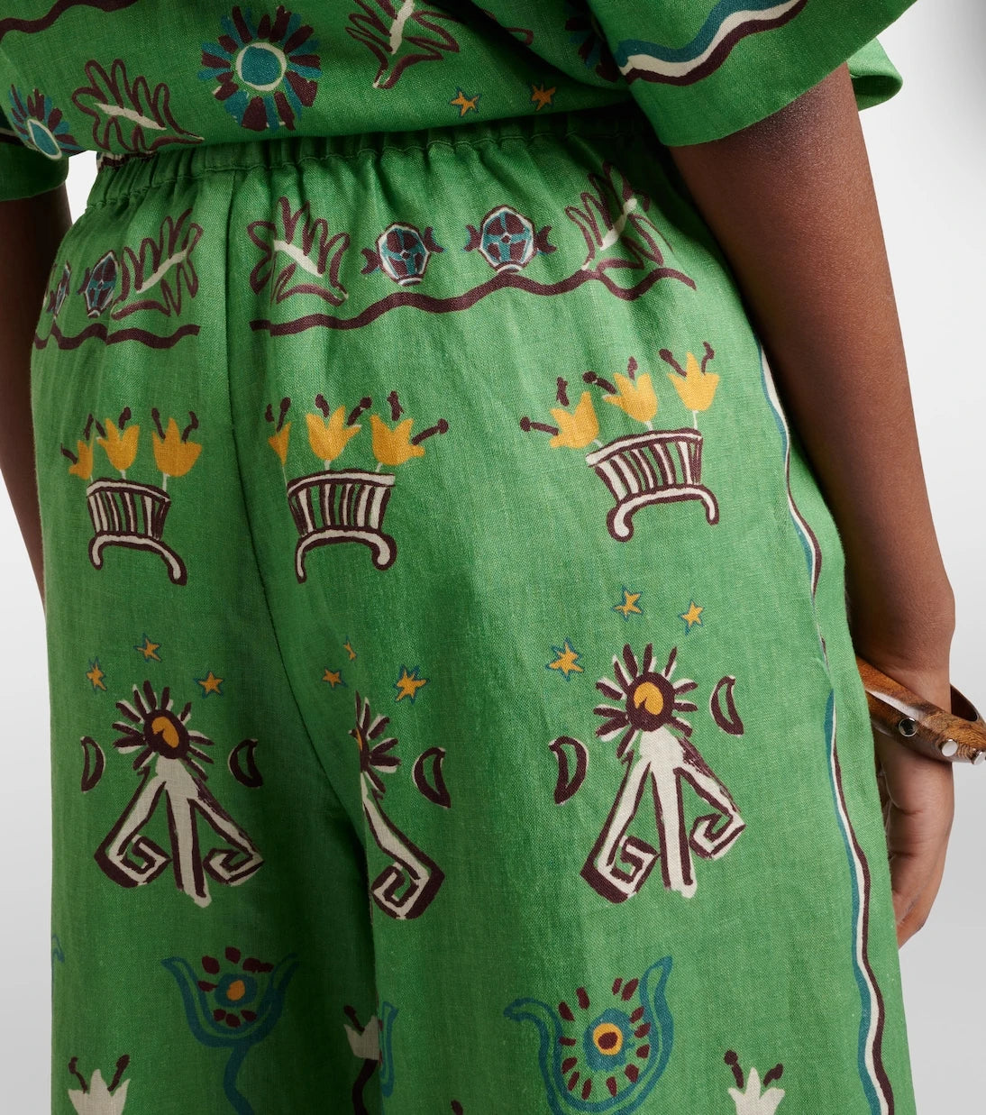 Alémais - Sun Dancer linen wide-leg pants