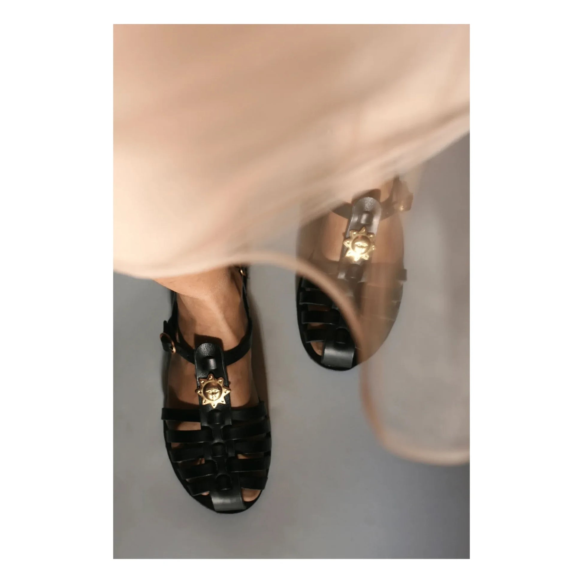 Mama Praïa - Fisherman Sun sandals | Black