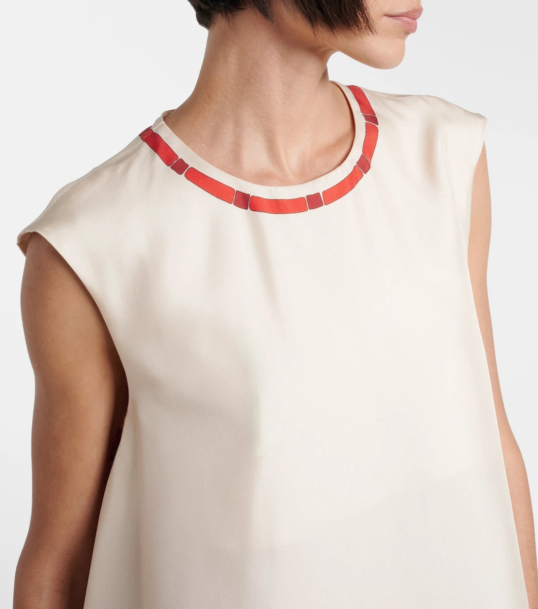 La DoubleJ - San Carlo printed silk twill top