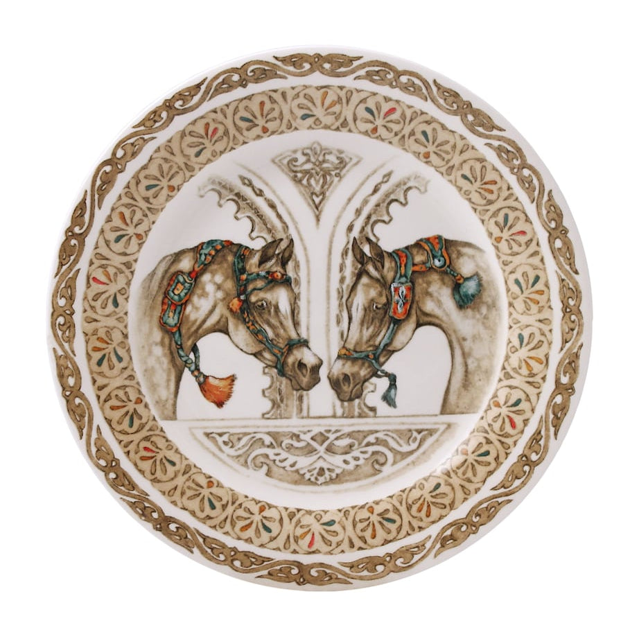 Set of 4 Chevaux du Vent Canapé Plates (16.5cm)