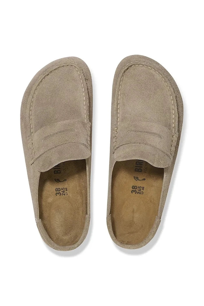 Велурени чехли Birkenstock Naples Wrapped LEVE