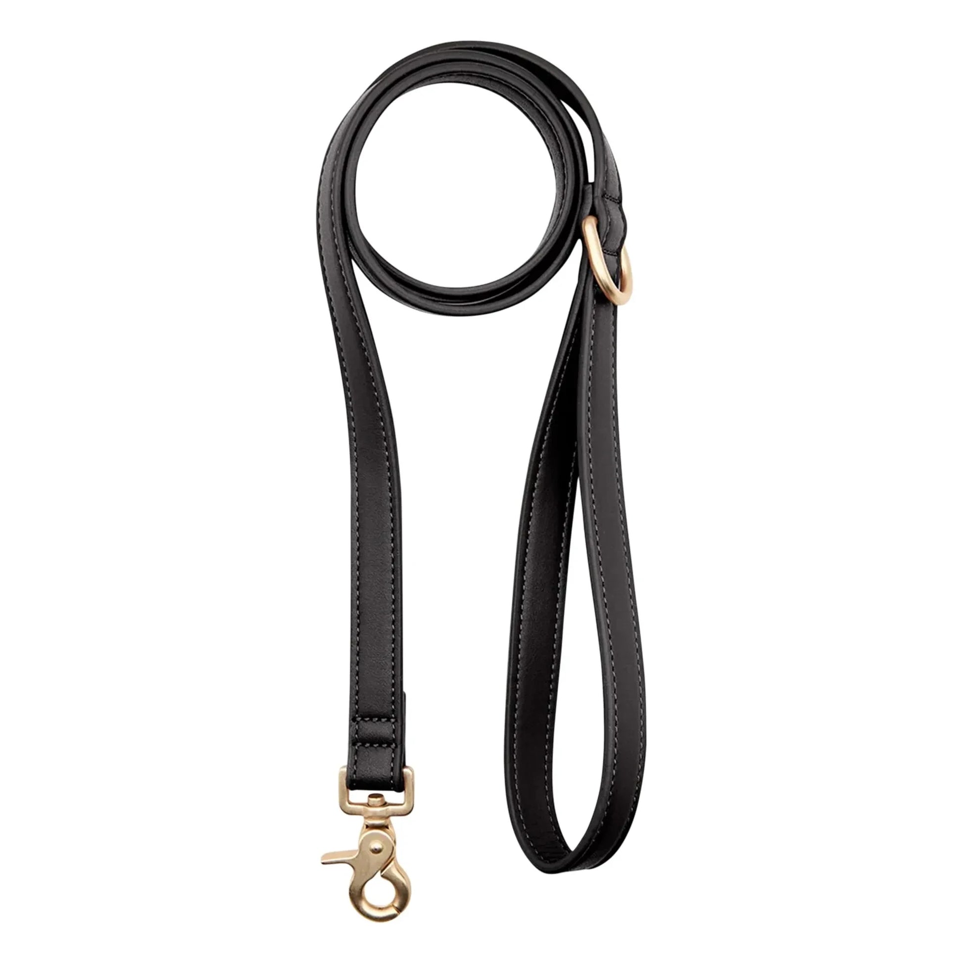 Cafide - Vegan leather dog leash | Black