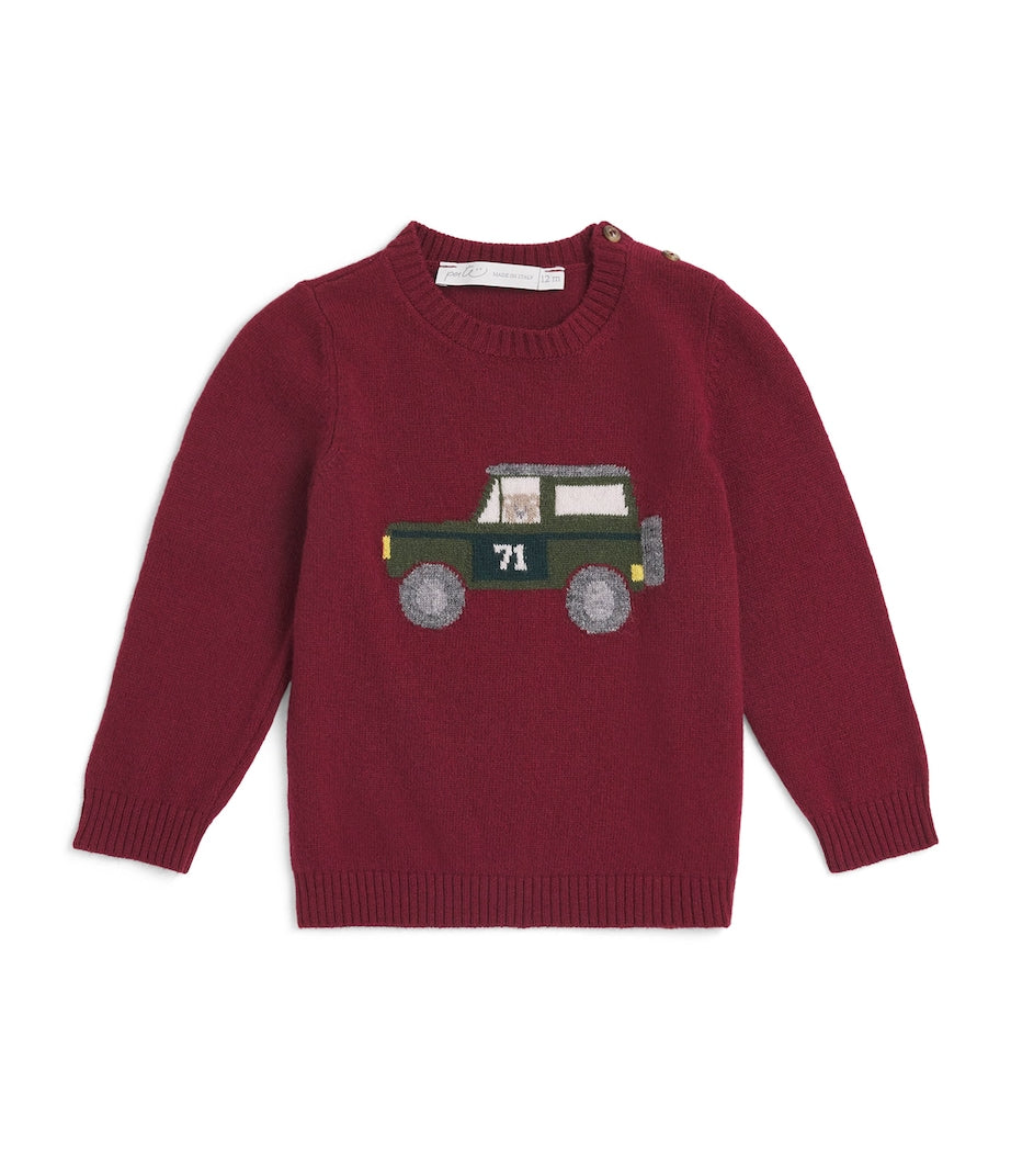 Per Te Car Sweater (3 Months-2 Years)