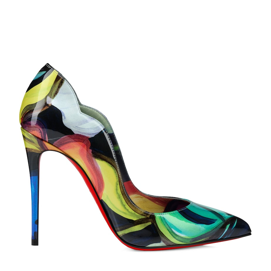 Christian Louboutin Multi Hot Chick Patent Leather Pumps 100