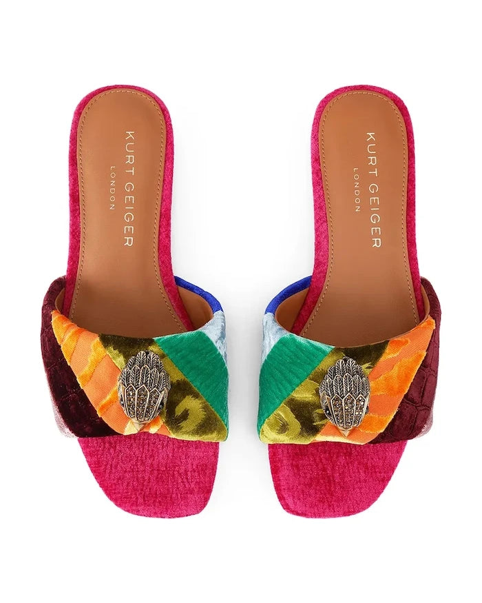 Deri Kurt Geiger London Kensington Flat Sandal