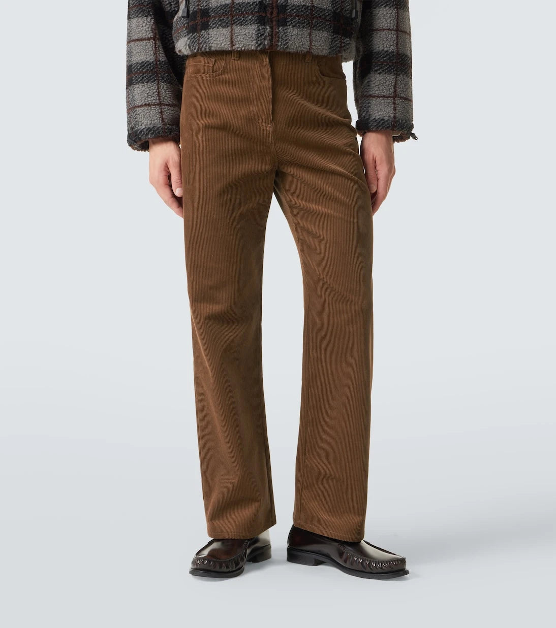 Miu Miu - Cotton corduroy straight pants