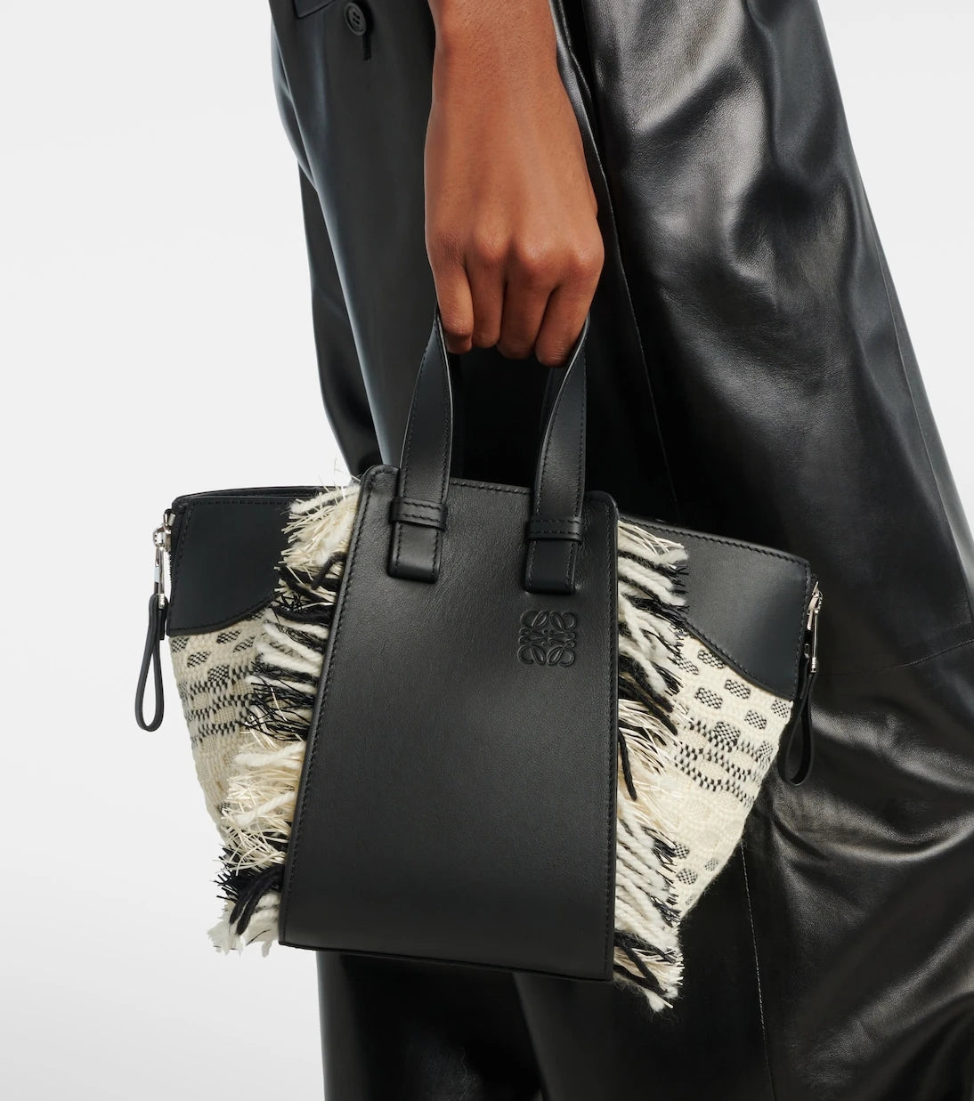 Loewe - Hammock Compact leather bucket bag