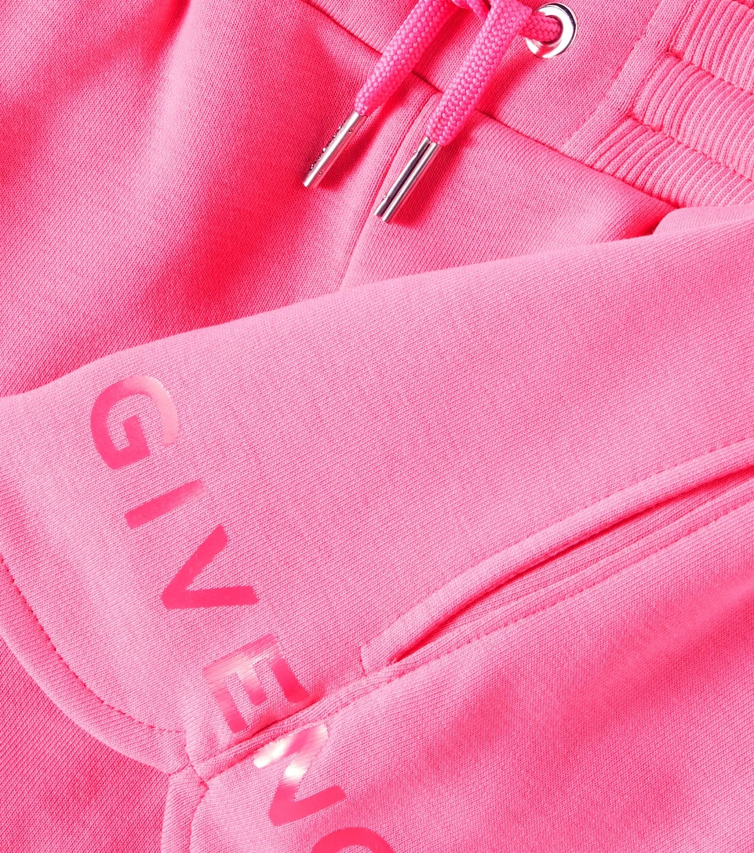 Givenchy Kids - شورت قطني مخلوط بشعار الماركة