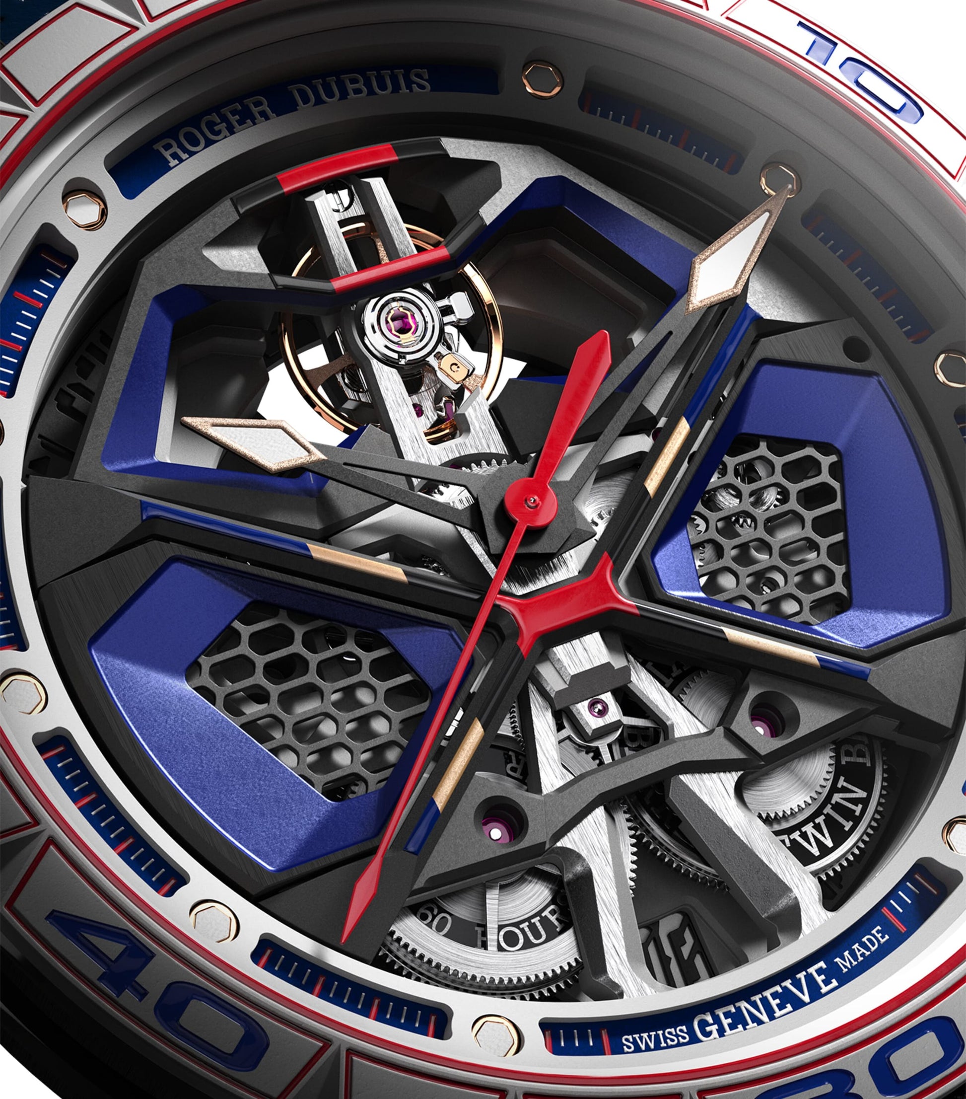 Roger Dubuis MCF and Titanium Excalibur Spider Huracan MB Watch 45mm