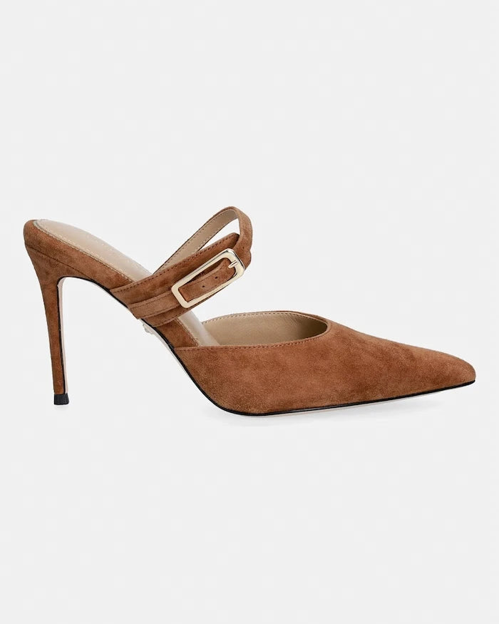 Marciano by Guess kadın süet ince topuklu terlikler
