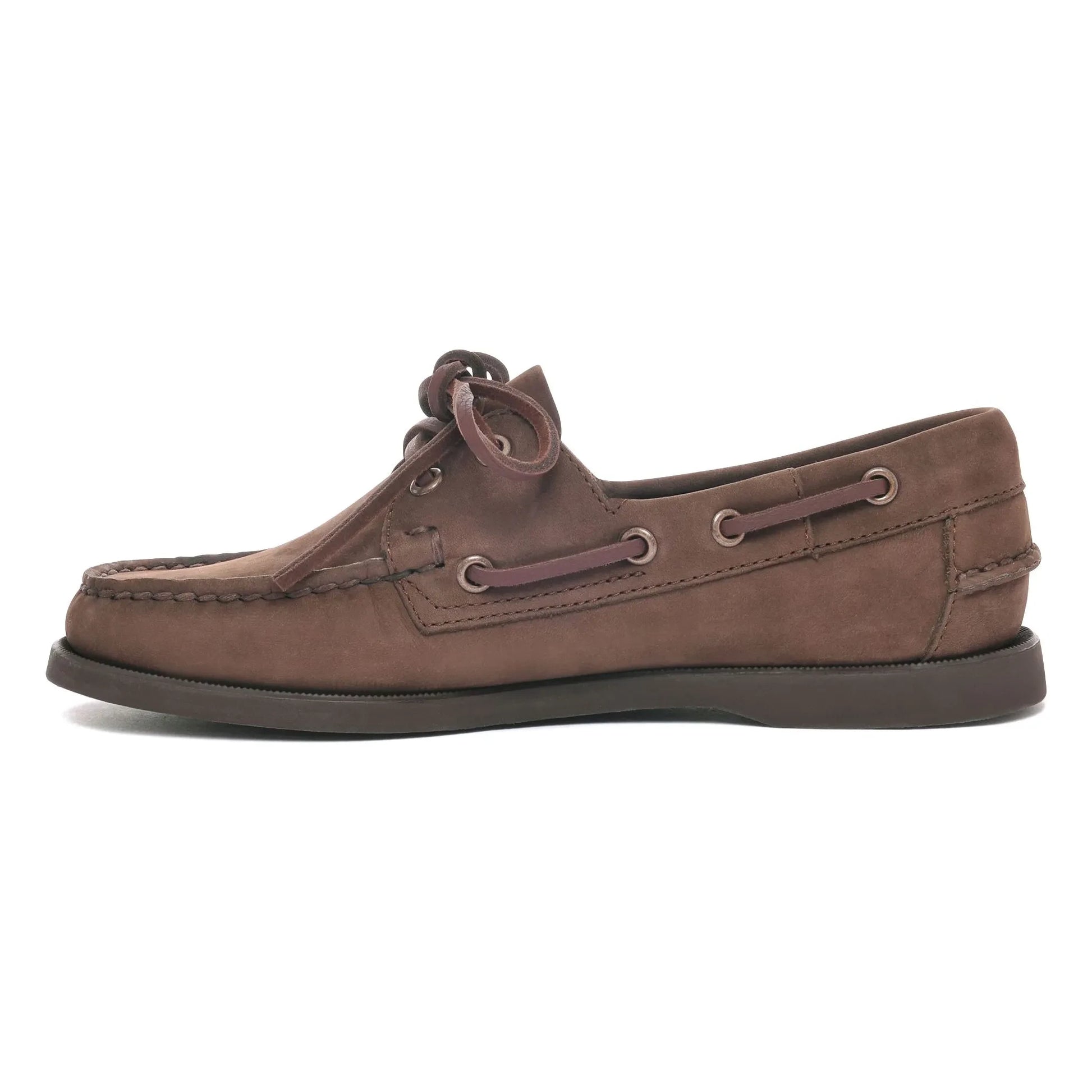 Sebago - Docksides Portland Nubuck Loafers | Brown