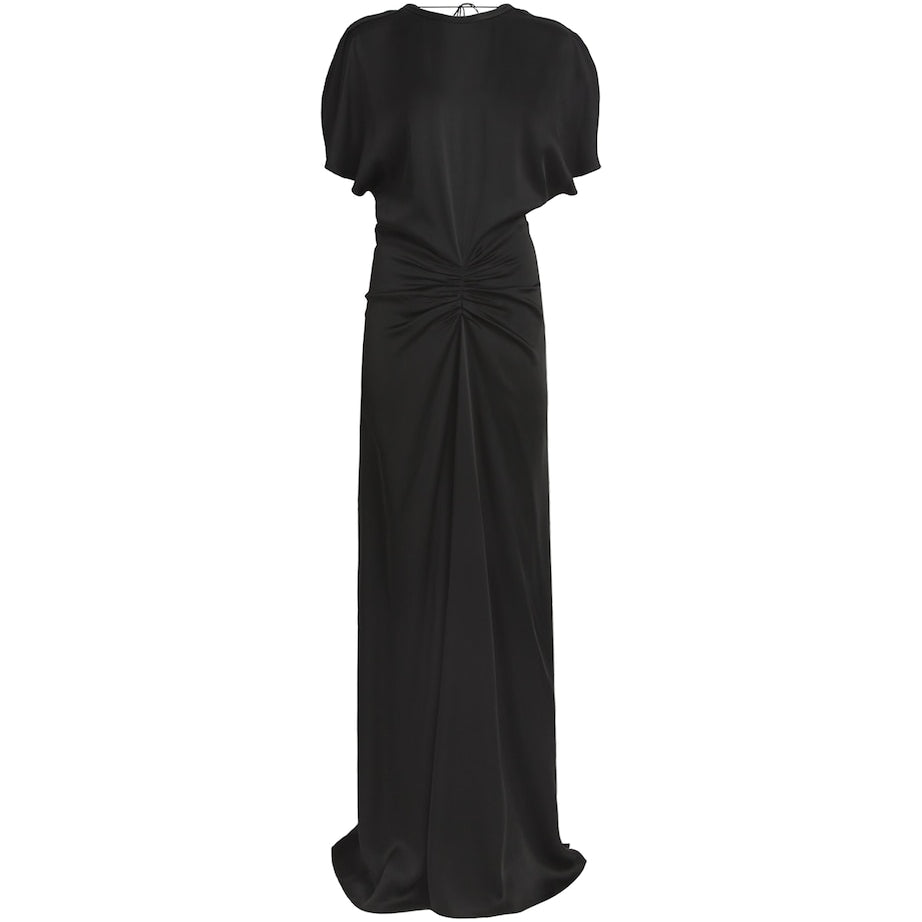 Victoria Beckham Gathered-Waist Maxi Dress