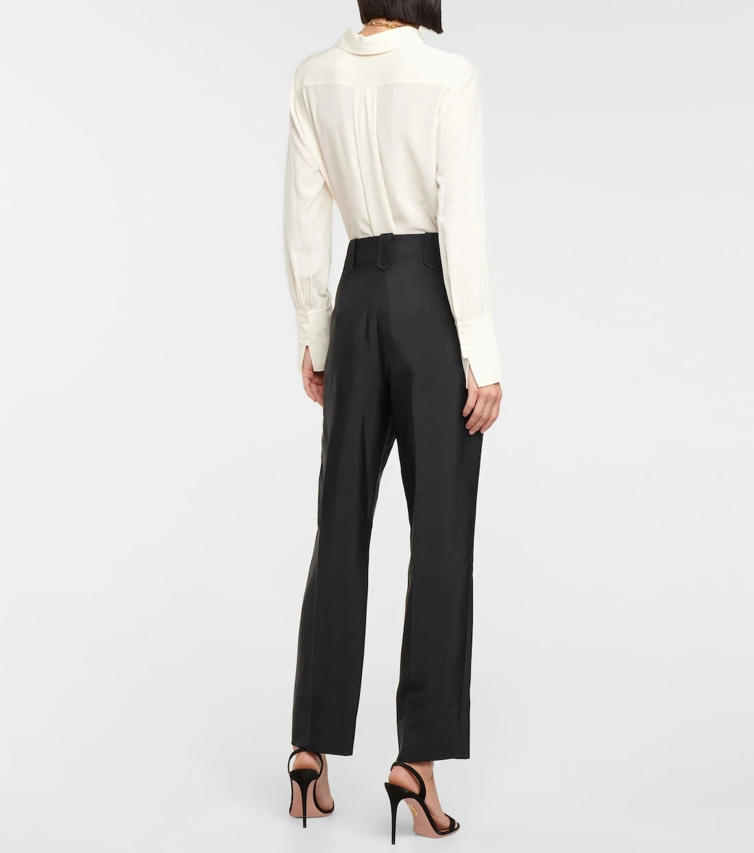 Rodarte - Fringe-trimmed wide-leg pants