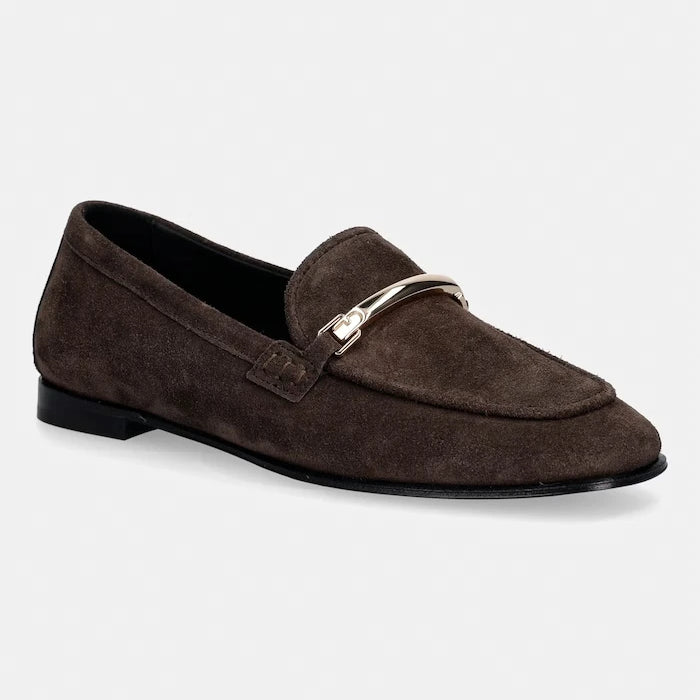 Велурени мокасини Furla Heritage Loafer
