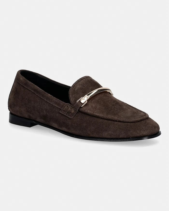 Велурени мокасини Furla Heritage Loafer