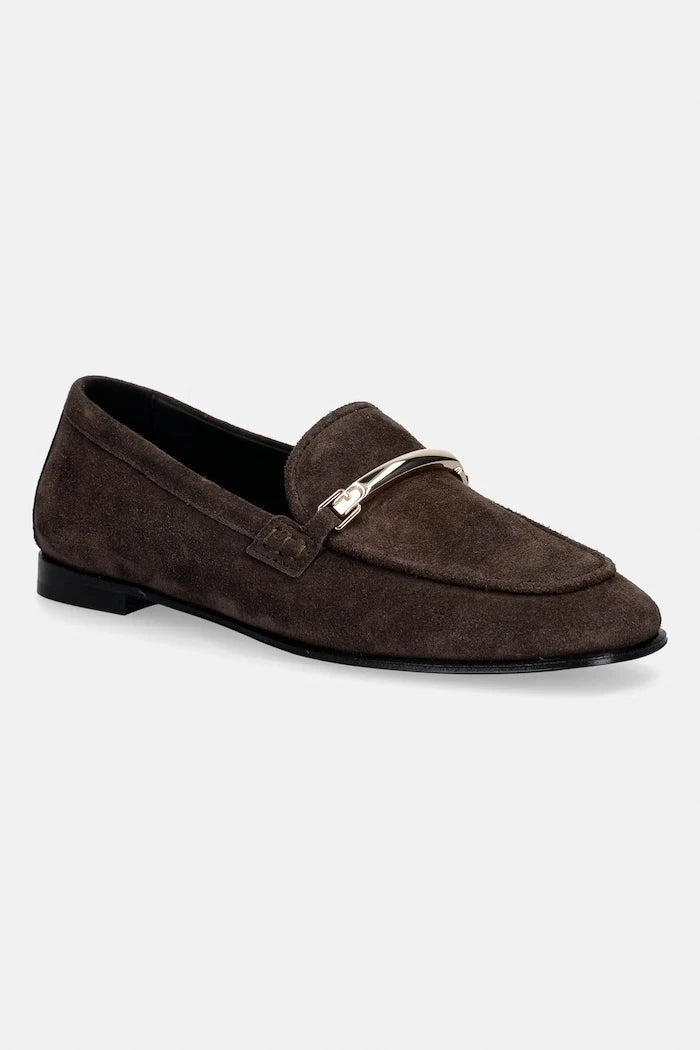 Велурени мокасини Furla Heritage Loafer