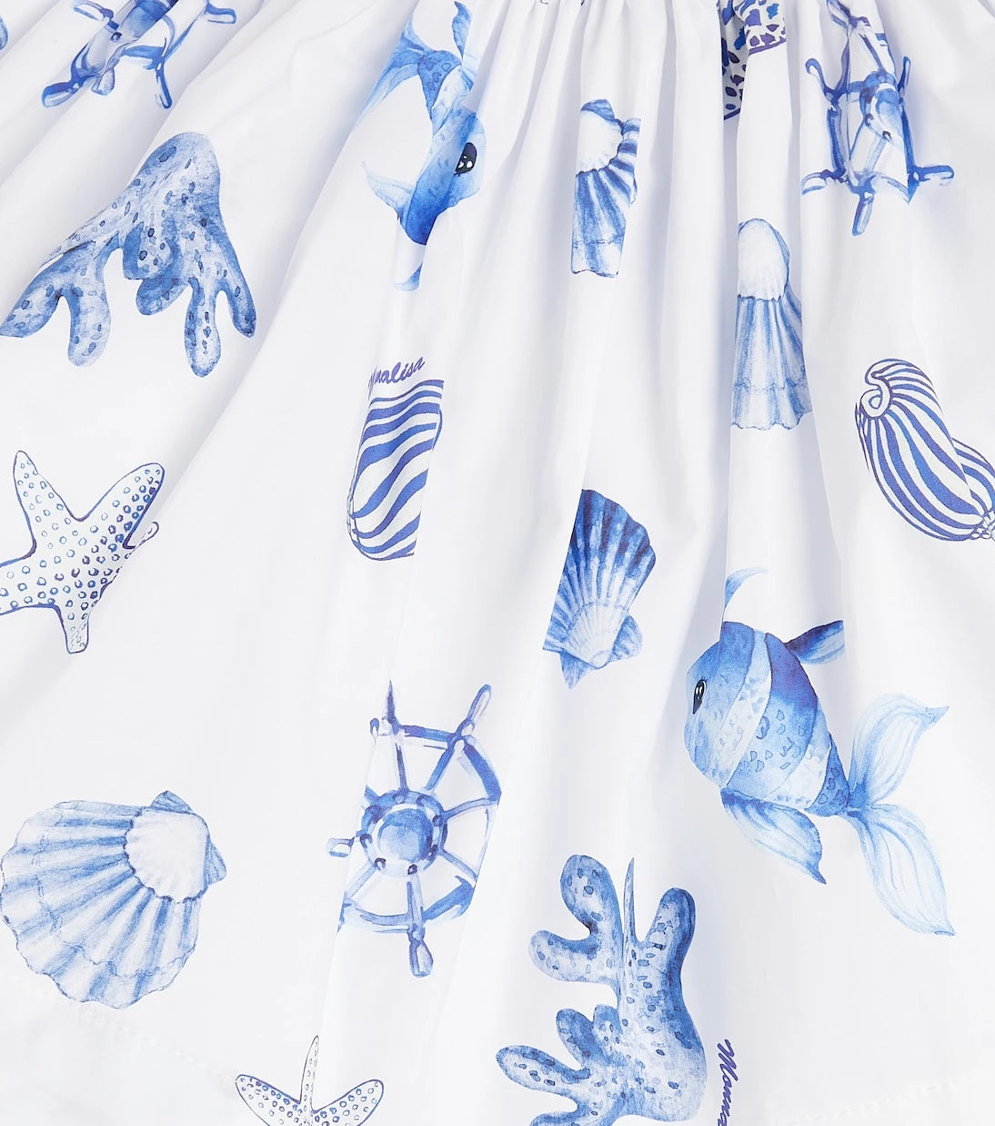 Monnalisa - Printed cotton skirt