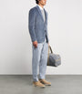Eleventy Blue Wool-Cashmere Trousers