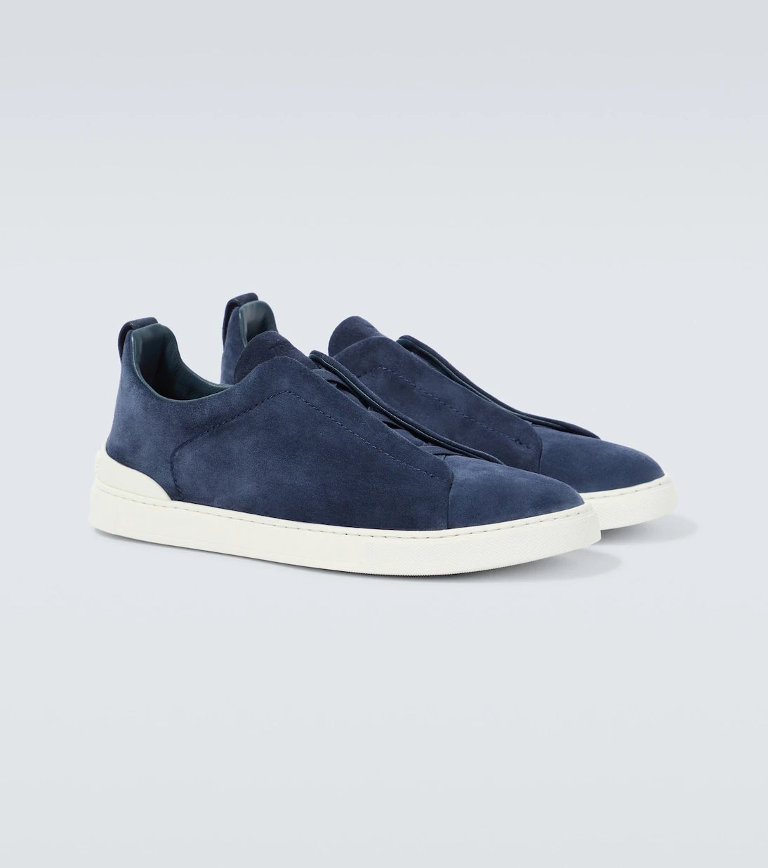 Zegna - Triple Stitch suede sneakers