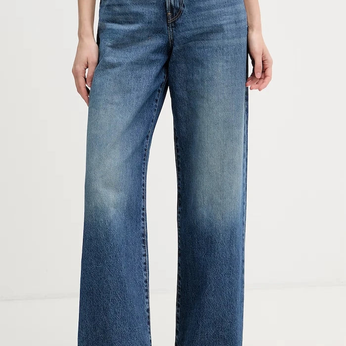 Calvin Klein Jeans дънки wide leg дамски