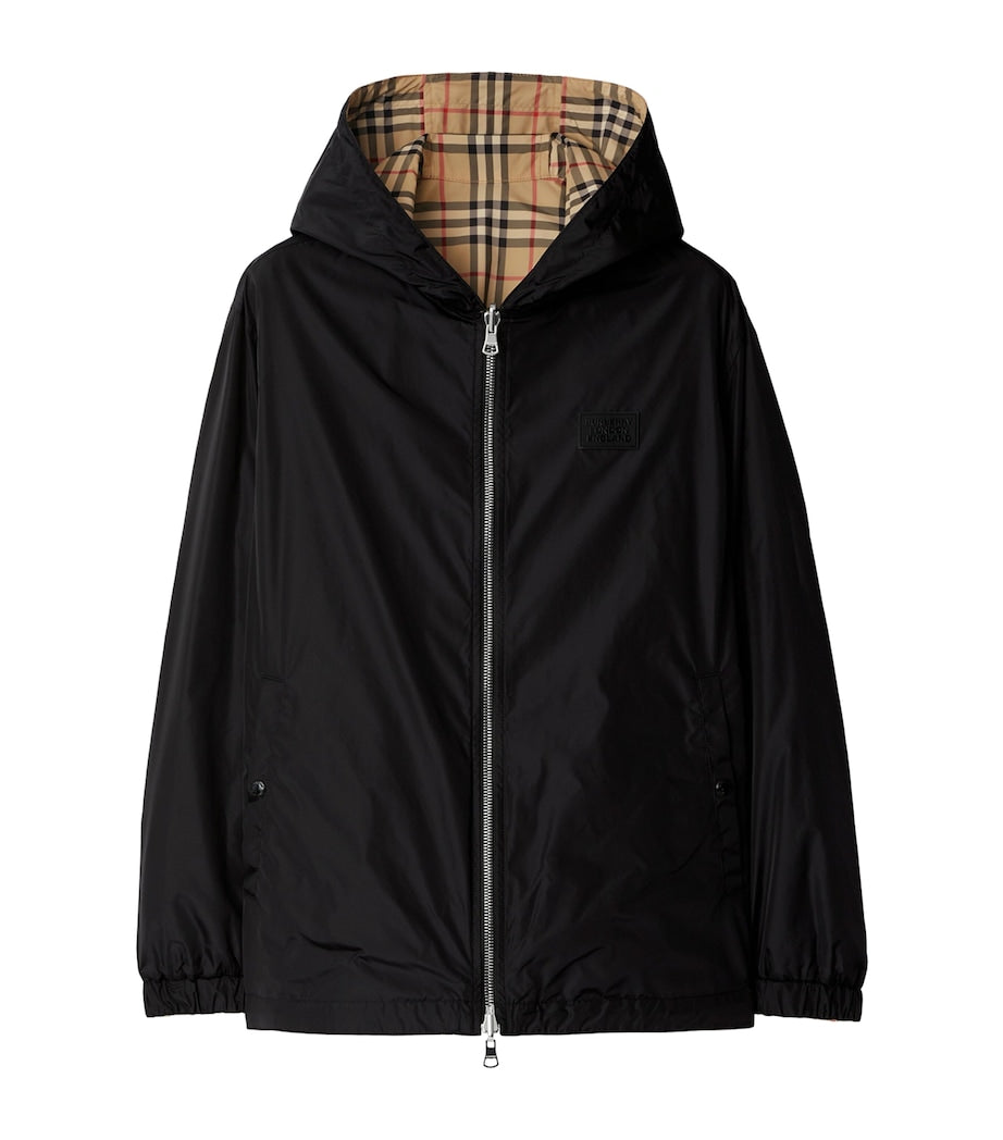Burberry Beige Reversible Check Jacket