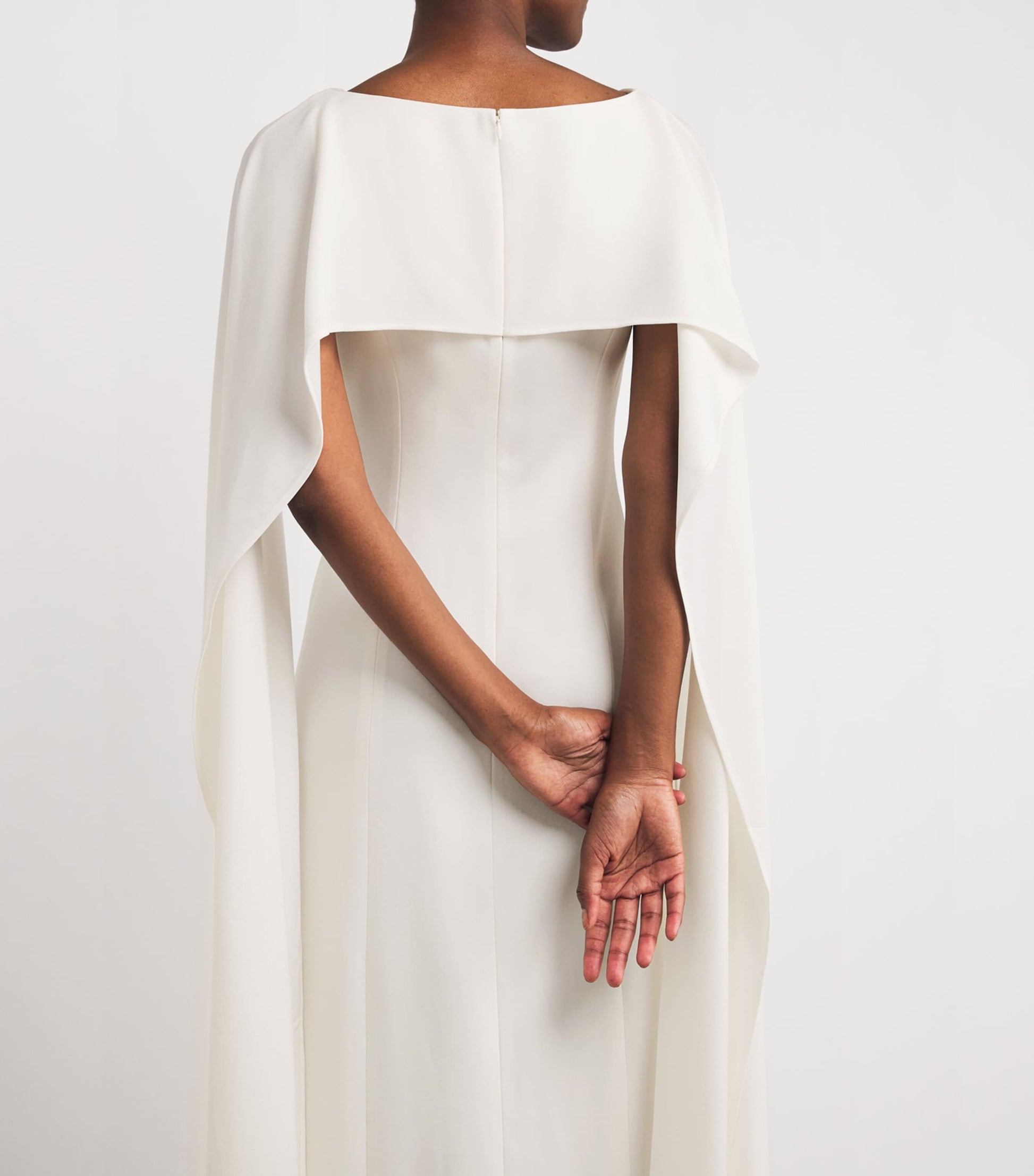 Huishan Zhang White Embellished Luanne Gown