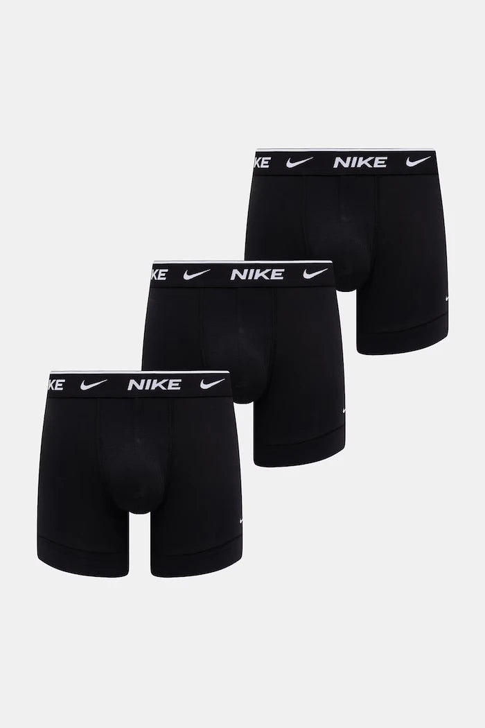 Nike pamuk ve elastanlı erkek dar boxer 3'lü paket