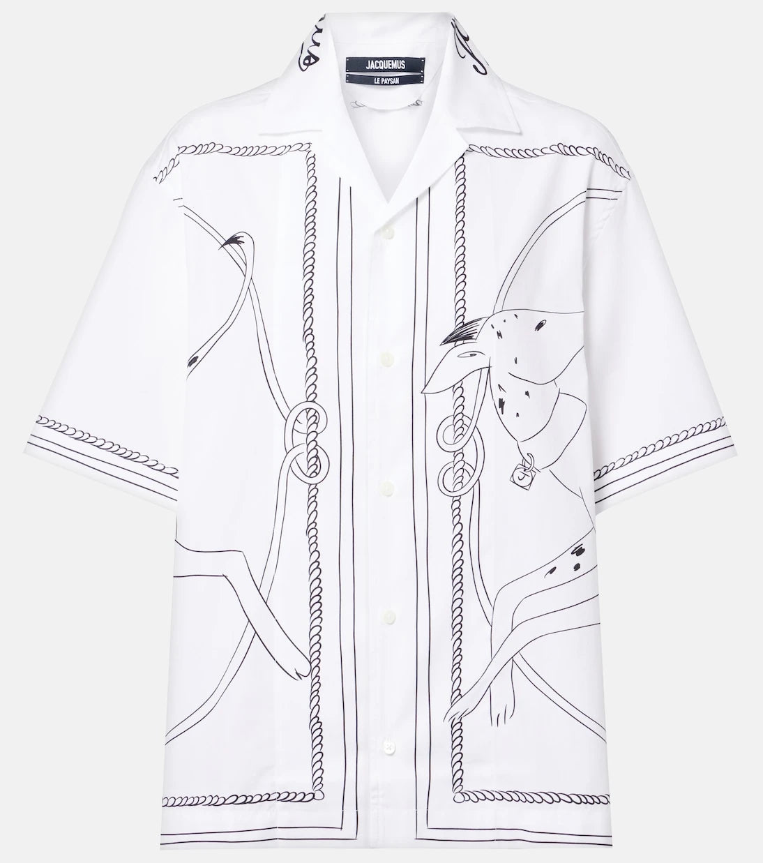 Jacquemus - Chemise Jean printed cotton shirt