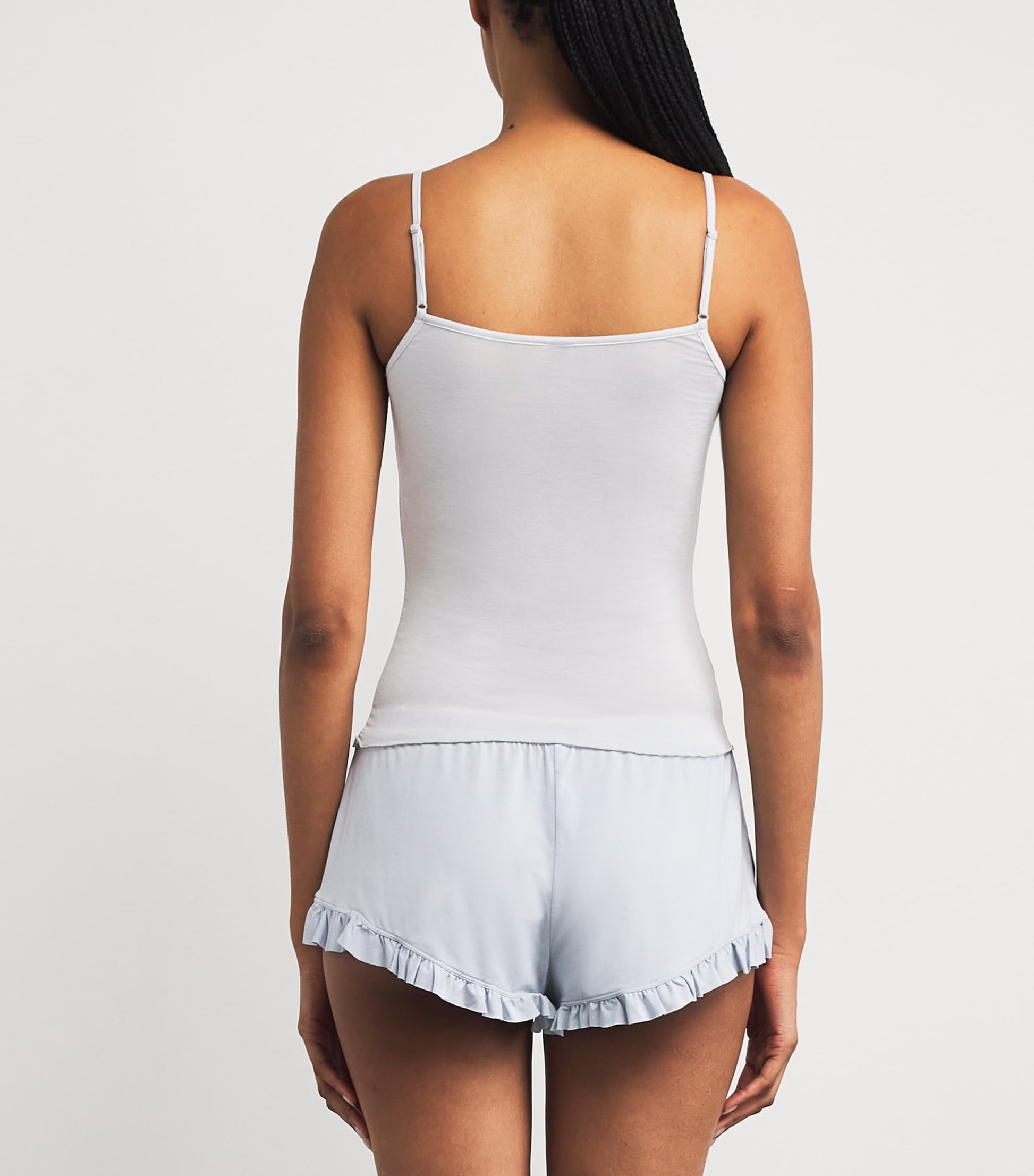 Skims Grey Sheer Modal Lace Camisole