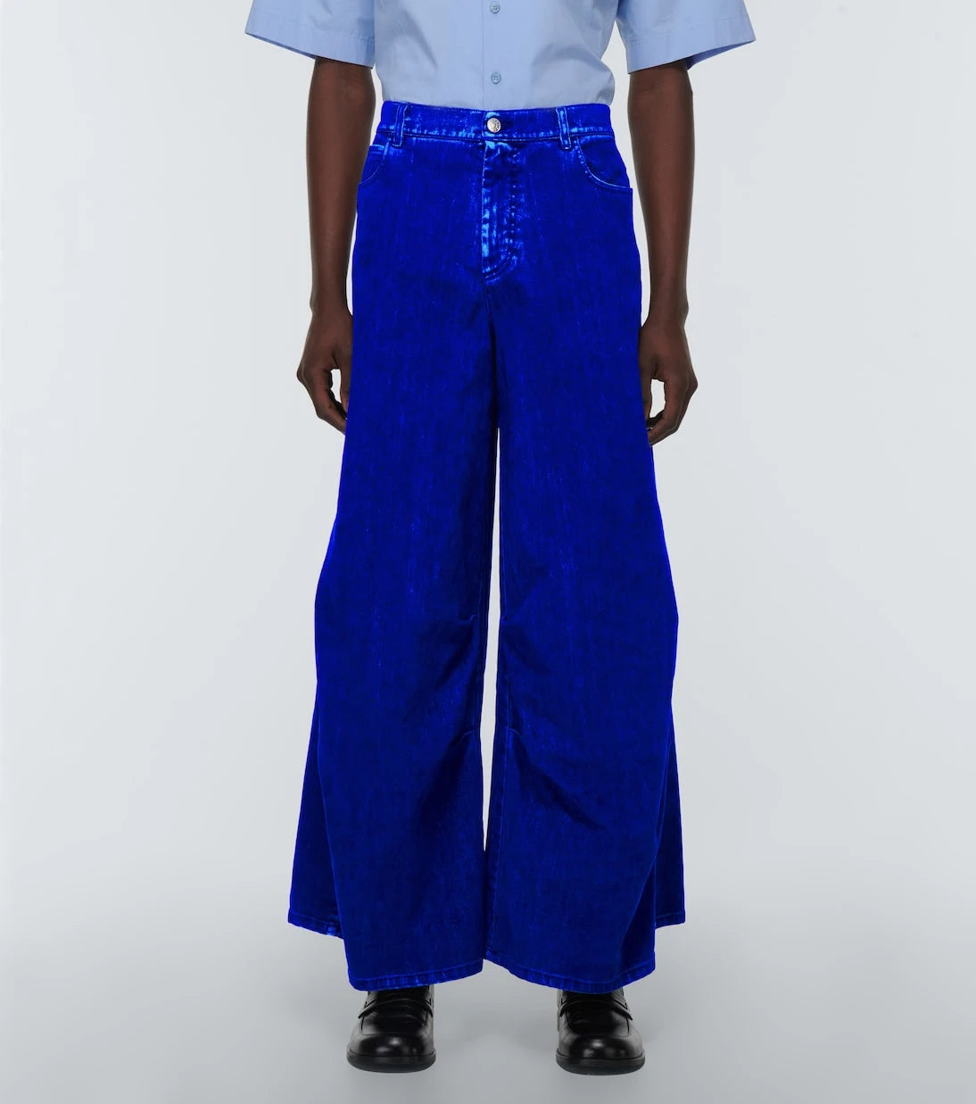 Marni - Mid-rise barrel-leg jeans
