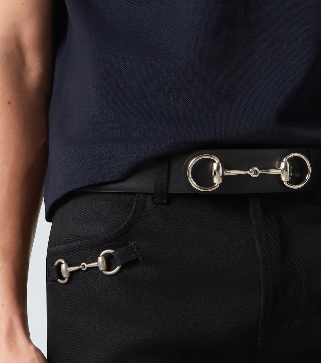 Gucci - Horsebit 1955 leather belt