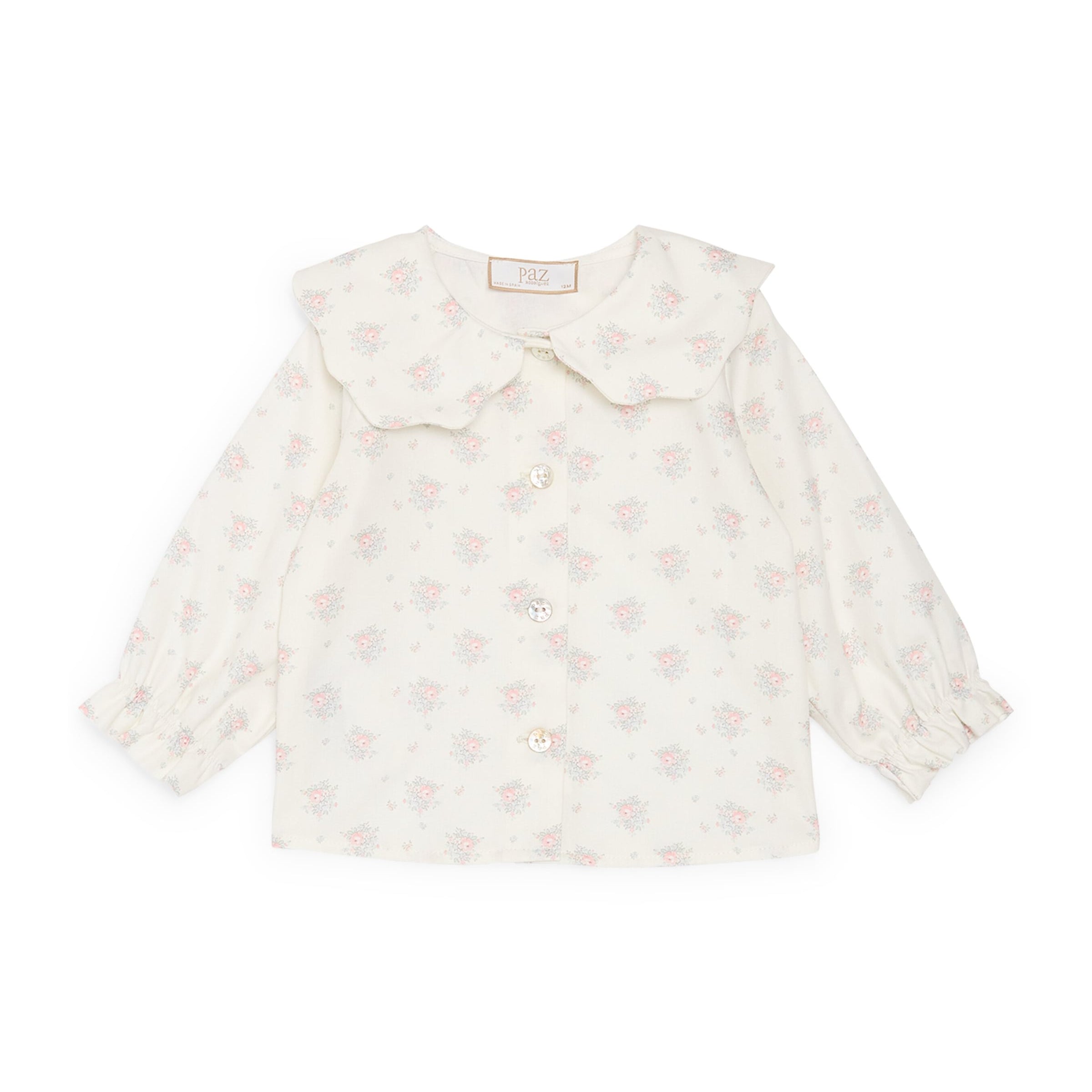 Cotton Floral Blouse (12 Months)