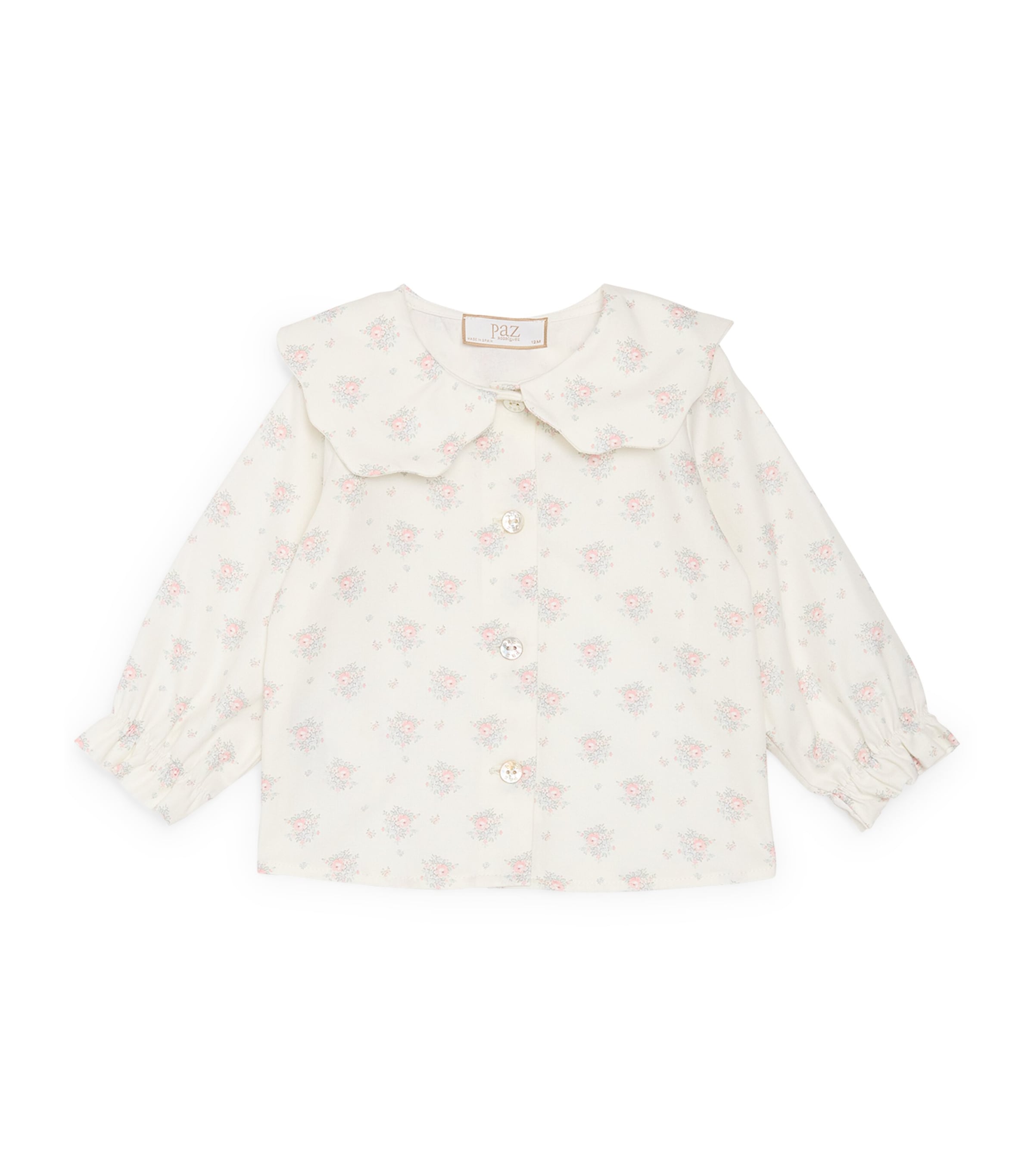 Cotton Floral Blouse (12 Months)