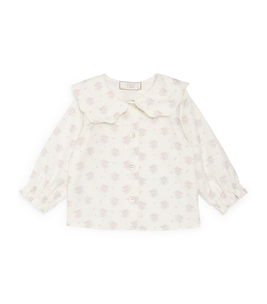 Cotton Floral Blouse (12 Months)