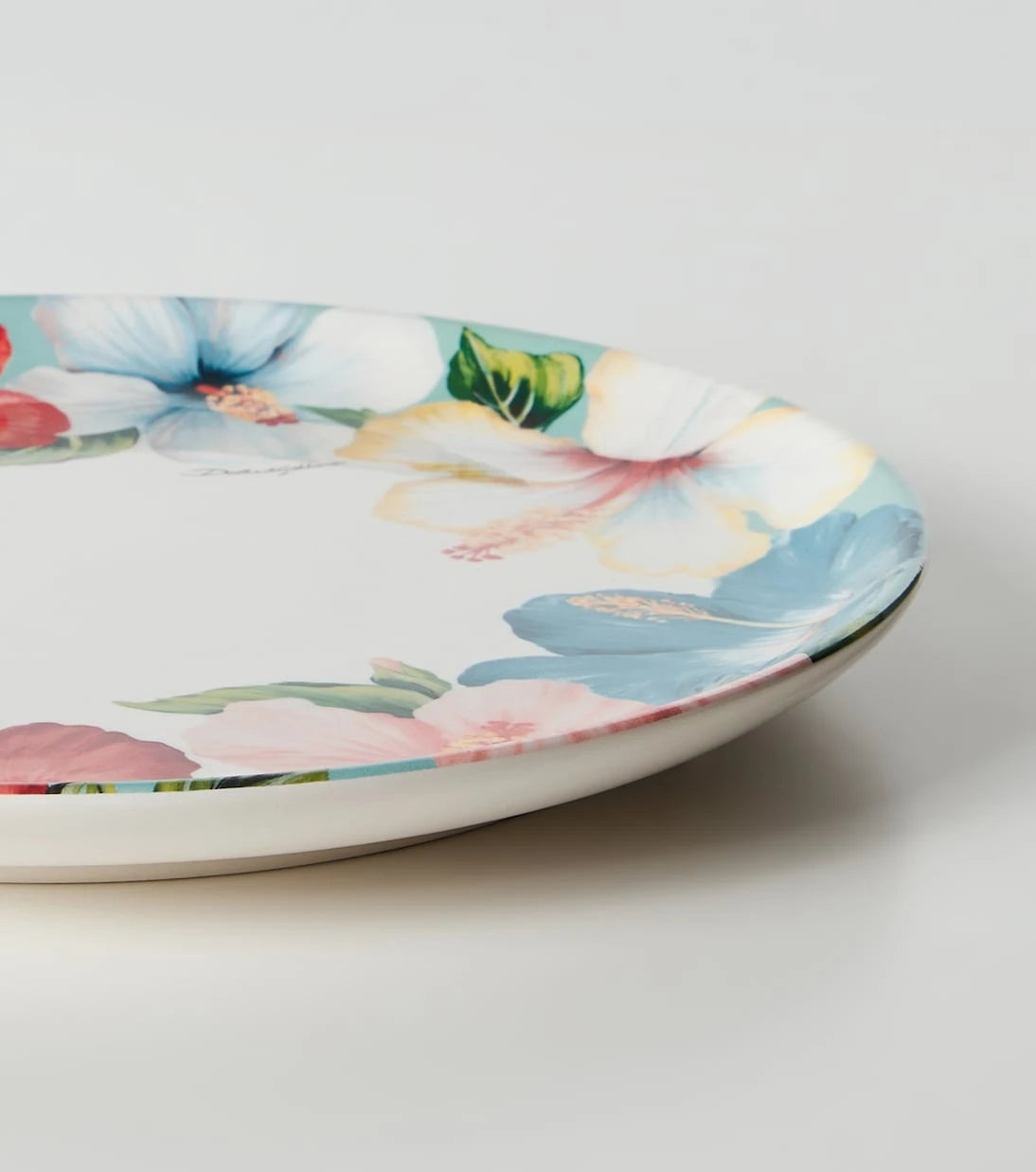 Dolce&Gabbana Casa - Floral ceramic dinner plate
