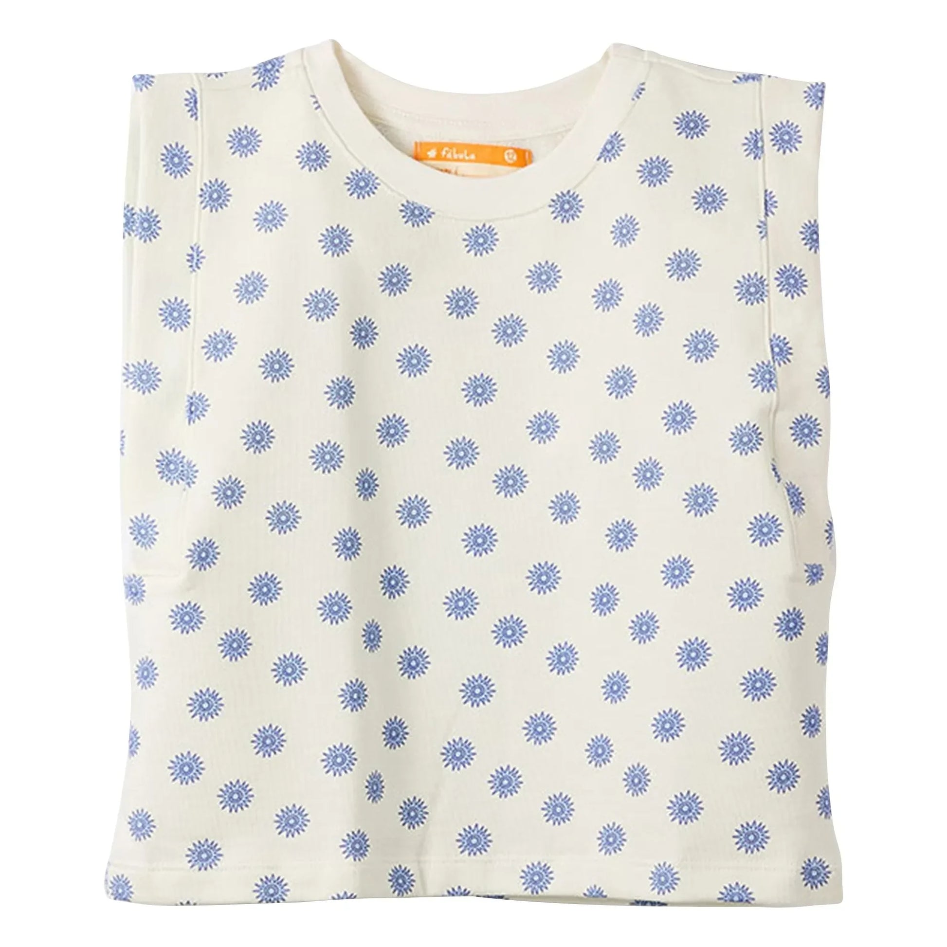 Fabula - Soleils Molton Sleeveless Sweatshirt | White