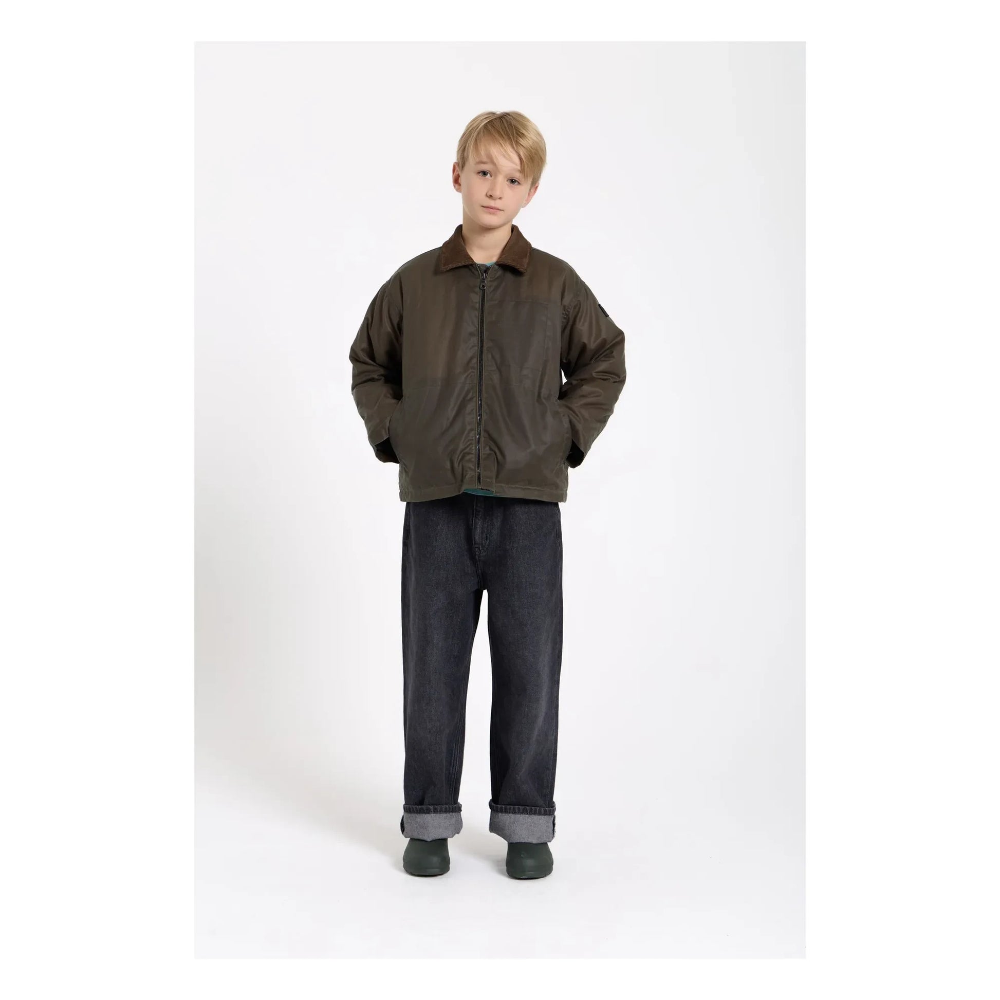 Finger in the nose - Clark Oiled Canvas Jacket | Khaki