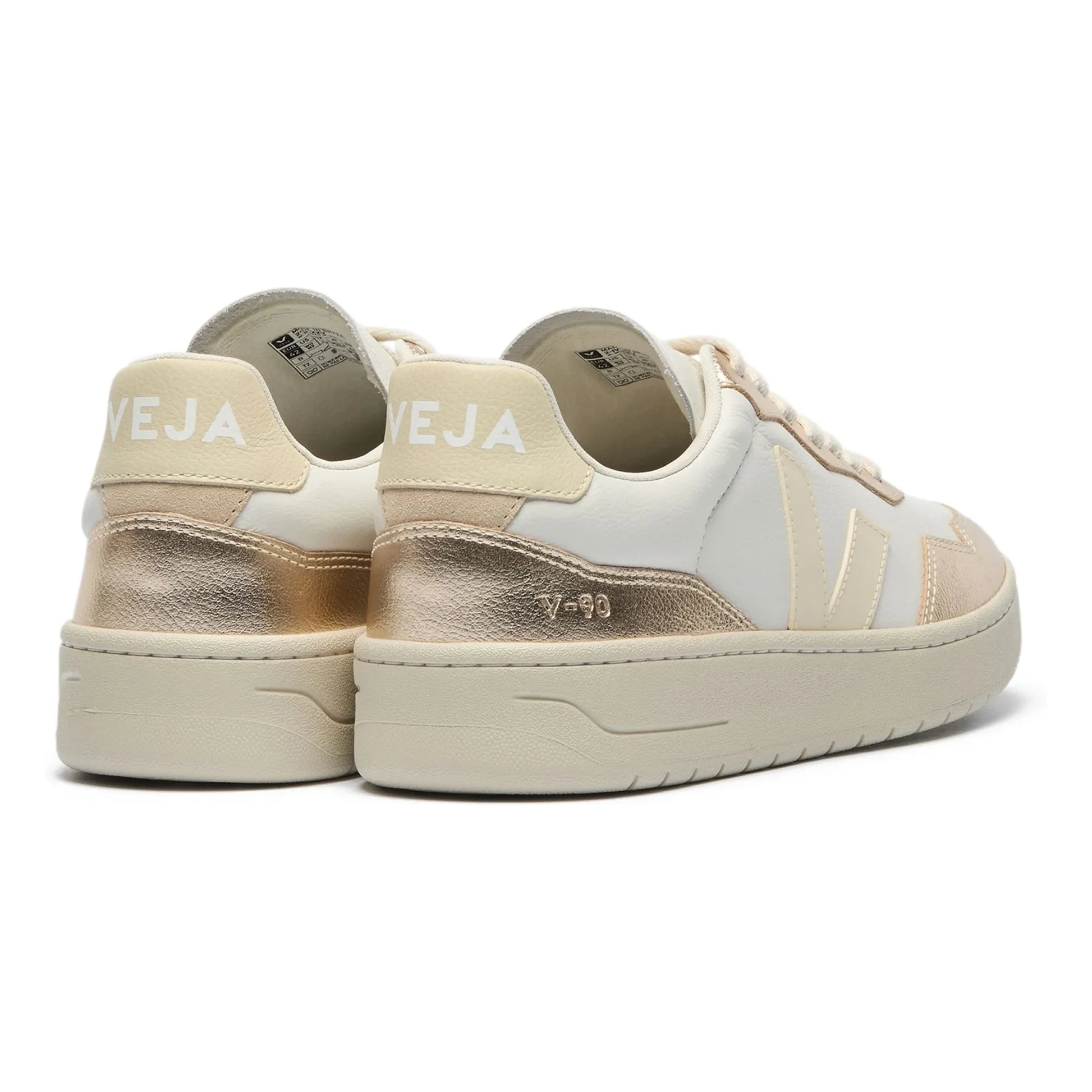 Veja - V-90 Leather O.T. Sneakers | Bronze
