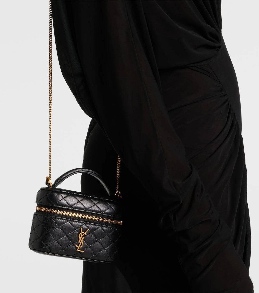 Saint Laurent - Gaby Micro leather crossbody bag