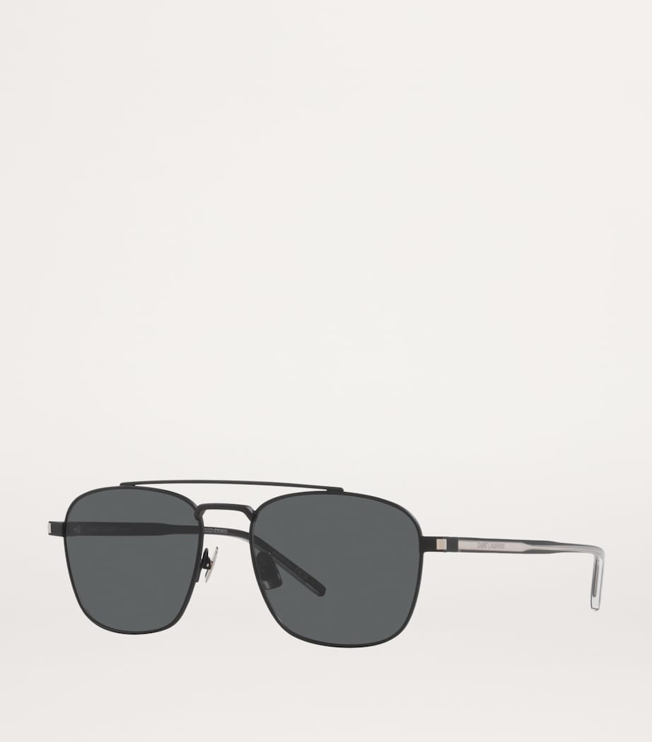 Saint Laurent Black Acetate SL 665 Sunglasses