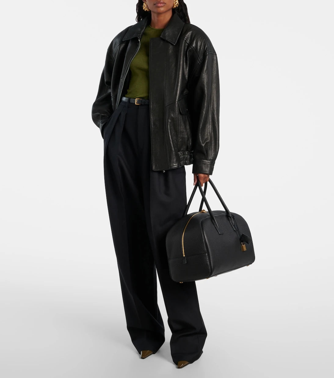 Saint Laurent - Leather tote bag